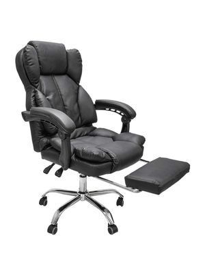 Imagen 1 del producto Silla de Escritorio Peace Acolchada con Apoyapies Negra