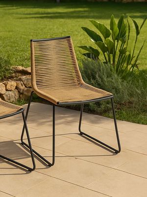 Imagen 2 del producto Set de 2 Silla Exterior Thani Ratán Sintético Jardín y Terraza