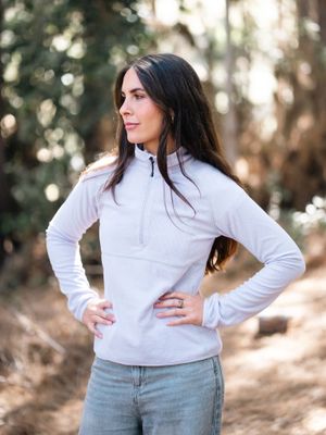 Imagen 2 del producto Poleron Mujer Nano Fleece Lila Claro Kano Tineo Deportivo