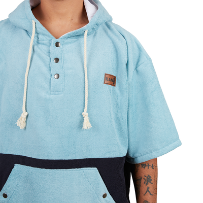 Imagen 2 del producto Poncho Terry Negro Azul / Poncho Surf Kano