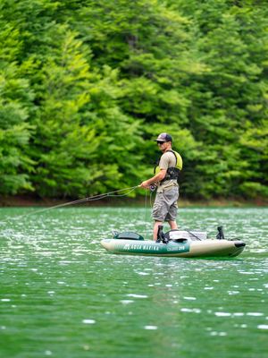 Imagen 2 del producto Kayak Inflable Aqua Marina Caliber 1-2 Personas Pesca Angler