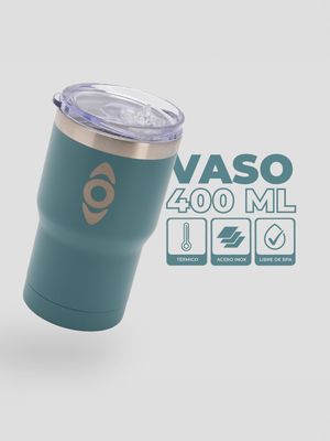 Imagen 2 del producto Termo Insulado Turquesa / Termo 400 ml Kano