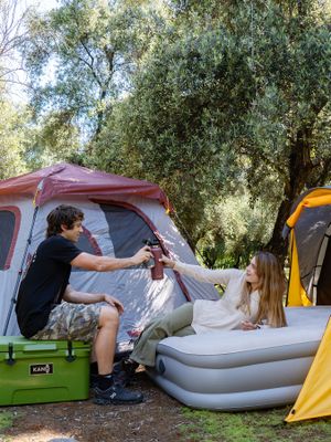 Imagen 2 del producto Colchón Inflable Eléctrico Kano Con Bateria Doble Altura