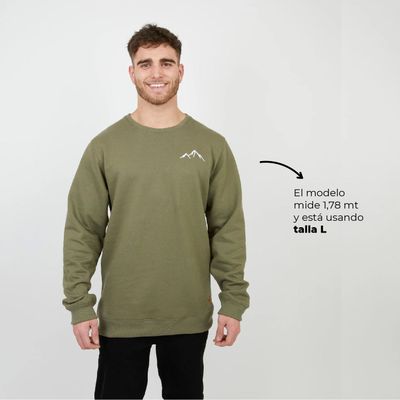 Polerón Montañas / Ropa Kano / Poleron Verde