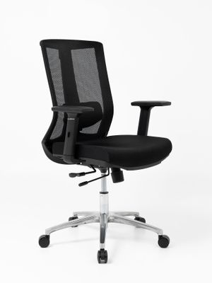 Silla de Escritorio Ajustable Ergonomus Sendai Cromada