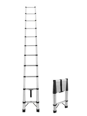 Escalera Telescópica Halten 4,3 Mts Aluminio Retráctil