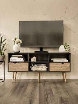 Imagen 2 del producto Rack de TV Top Living Bolonia Black con Cajones Nórdico