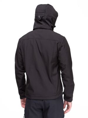 Imagen 2 del producto Chaqueta Softshell Impermeable Kano Tepa Negro con Gorro