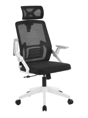 Silla de Escritorio con Cabezal Ergonomus Doha Blanco