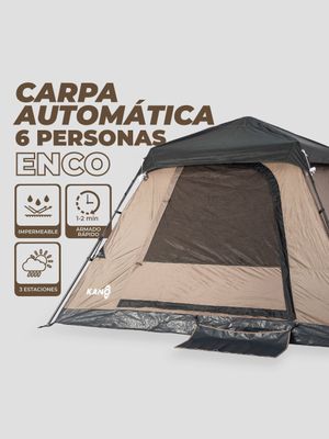 Imagen 2 del producto Carpa Enco Camping Automática Instant 6 personas Impermeable