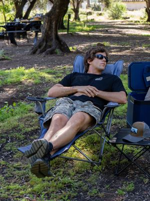 Imagen 2 del producto Silla Reposera Plegable Camping Kano con Reposapies