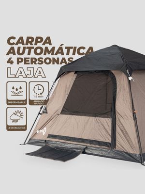 Imagen 2 del producto Carpa Laja Camping Automática Instant 4 personas Impermeable