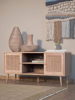 Imagen 2 del producto Rack de Tv de Ratán Top Living Bombai con Puertas