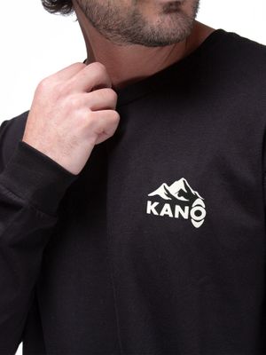 Imagen 2 del producto Polera Manga Larga Kano Paine 100% Algodón Orgánico Negro