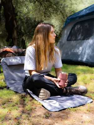 Imagen 2 del producto Reposera Con Respaldo Ajustable Kano 5 Niveles Portátil