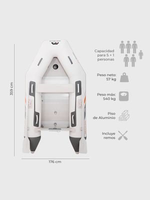 Imagen 2 del producto Bote Inflable Deluxe 3.6M
