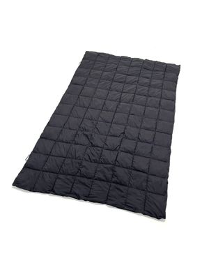 Manta Térmica Camping Kano con Botones Tipo Poncho Negro