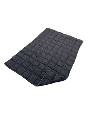 Imagen 2 del producto Manta Térmica Camping Kano con Botones Tipo Poncho Negro