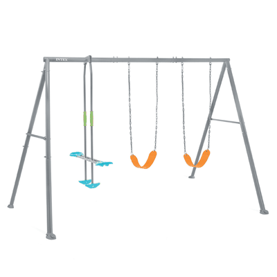 Set Columpio de 3 Accesorios Intex Three Feature Swing Set Gris Mod 1