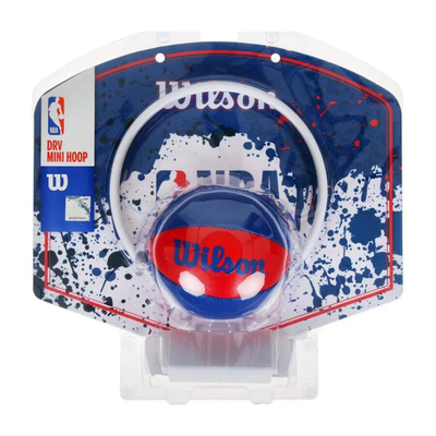 Imagen 2 del producto Tablero de Basketball de Puerta Wilson NBA Mini Hoop Team 28,5 x 24 cm Azul