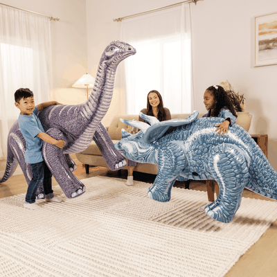 Imagen 2 del producto Dinosaurio Triceratops Inflable Intex Jurassic Dino Pals