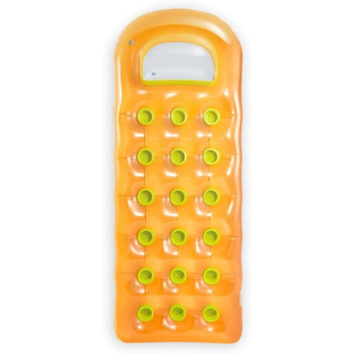 Imagen 2 del producto Flotador Inflable Mat Intex Pocket Clear Window 188x71 Cm Naranja