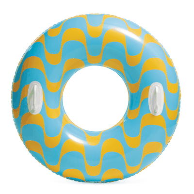 Flotador Inflable Redondo Intex con Sujetadores 91 Cm Wavy Dreams Tube Azul