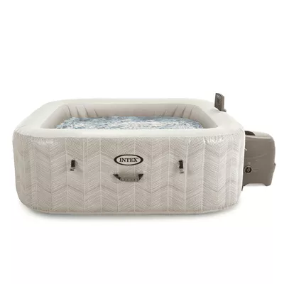 Imagen 1 del producto Spa Hot Tub Inflable Intex Chevron Deluxe Square Bubble Spa 6 Personas
