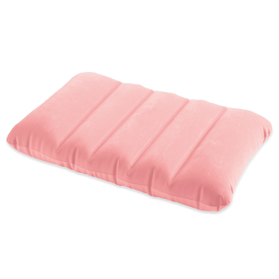 Almohada Inflable Intex Rosado 43x28x9 Cm