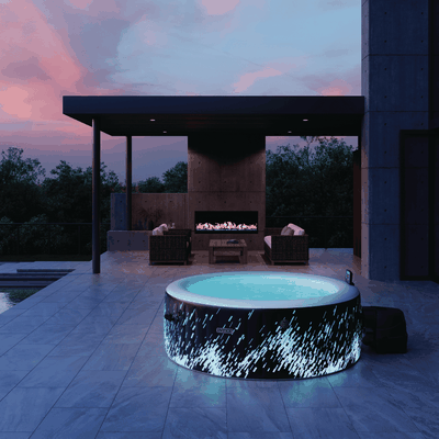 Imagen 2 del producto Spa Hot Tub Luminoso Inflable Intex Glow Deluxe 4 Personas