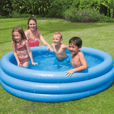 Imagen 2 del producto Piscina Bebé Inflable Intex Crystal Blue 168x38 Cm