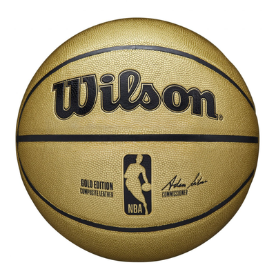 Balón Basketball Wilson NBA Commemorative Gold Edition Tamaño 7 Dorado