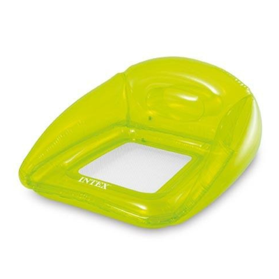 Asiento Flotante Inflable Intex 104 x 102 Cm Transparent