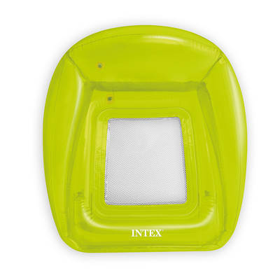 Imagen 2 del producto Asiento Flotante Inflable Intex 104 x 102 Cm Transparent