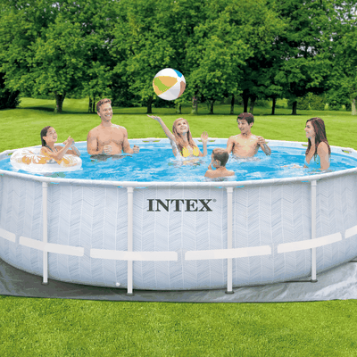 Imagen 2 del producto Piscina Estructural Intex Frame Set 488x122 Cm + Bomba + Escalera + Cobertor