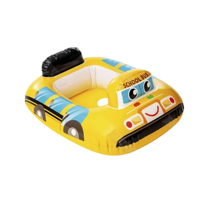 Flotador Inflable Bebé Intex Bus Escolar Capacidad 15 Kg Kiddie Float