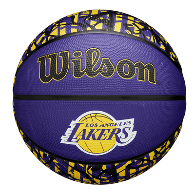 Balón Basketball Wilson NBA Team Graffiti Los Angeles Lakers Tamaño 7