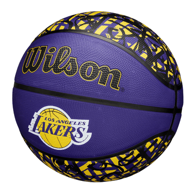 Imagen 2 del producto Balón Basketball Wilson NBA Team Graffiti Los Angeles Lakers Tamaño 7