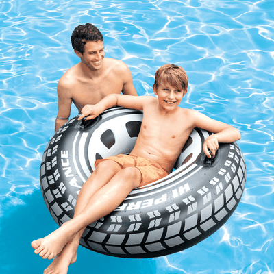 Imagen 2 del producto Flotador Inflable Redondo Intex con Sujetadores 114 Cm Monster Truck Tube