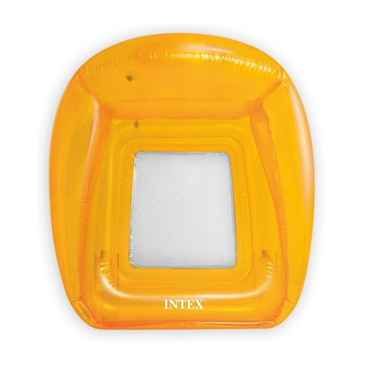 Imagen 2 del producto Asiento Flotante Inflable Intex 104 x 102 Cm Transparent