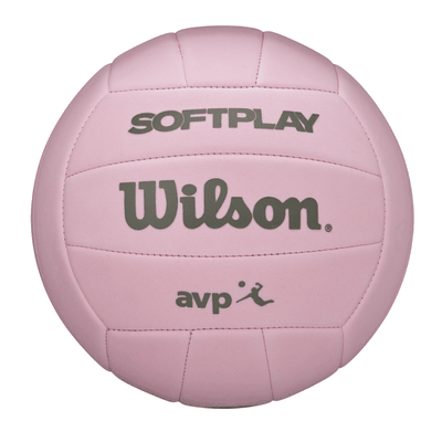 Balón Volleyball Wilson Soft Play AVP Tamaño 5 Rosado