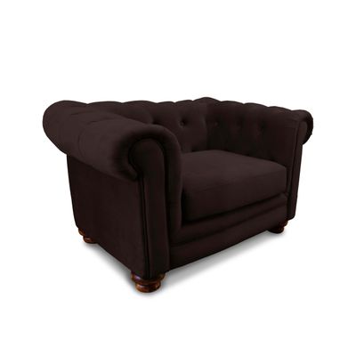 Imagen 2 del producto SOFA FLORENCIA 1C TELA VELVET CHOCOLATE