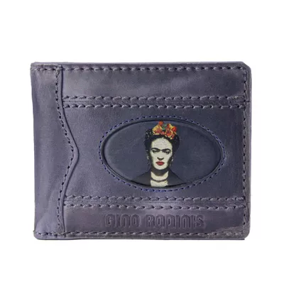 Billetera  Coco 992.1 Frida Khalo Azul Gino Rodinis