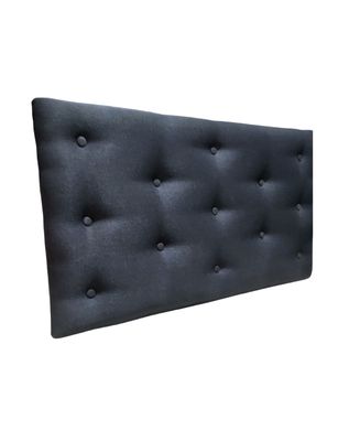Imagen 2 del producto Respaldo 1.5 plazas Negro Lino Muebles Rimar