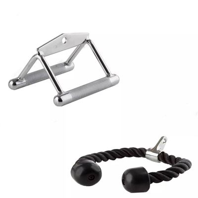 Cuerda Triceps Tomada Remo Pack Accesorios Polea