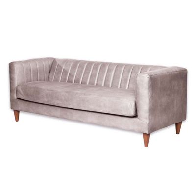 Imagen 2 del producto SOFA SORRENTO 3C CUERO KENTUCKY GRIS