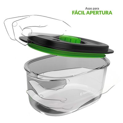 Imagen 2 del producto Pack Contenedores FoodSaver® con Marinador (700 ml., 1.2 litros y 1.8 litros) FFC026X