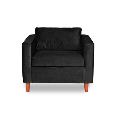 SOFA SICILIA 1C TELA VELVET NEGRO