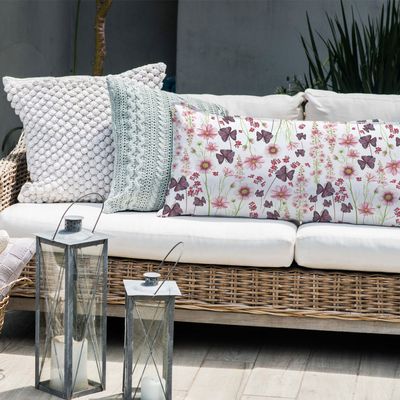 Imagen 2 del producto FUNDA COJÍN ALGODÓN PRIMAVERA ROSA XL