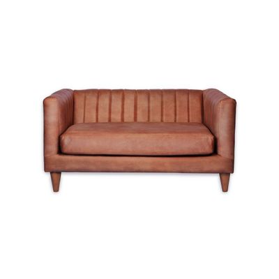 SOFA SORRENTO 2C CUERO KENTUCKY TABACO